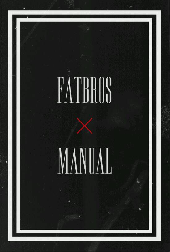 FATBROS & MANUAL Presents 『TWENTY FOUR / SEVEN』＠RUBY ROOM 2014.04.25