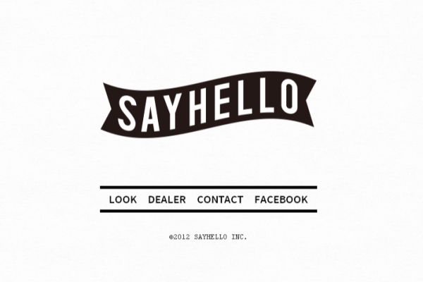 SAYHELLO Official Web Site UPDATE!!